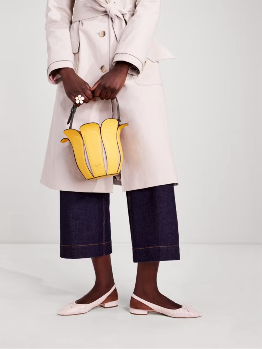 kate spade Yellow Tulip-Shaped Handbag